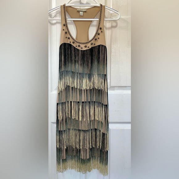 MUSE / BOSTON PROPER Ombre Fringe Dress, Size 2, EUC - Picture 10 of 15